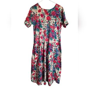 Vintage | 80s/90s Floral Midi Dress